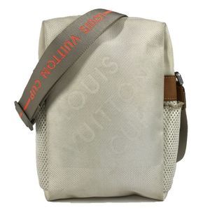 Louis Vuitton Shoulder Bag Weatherly M80637 Damier Geant Canvas White